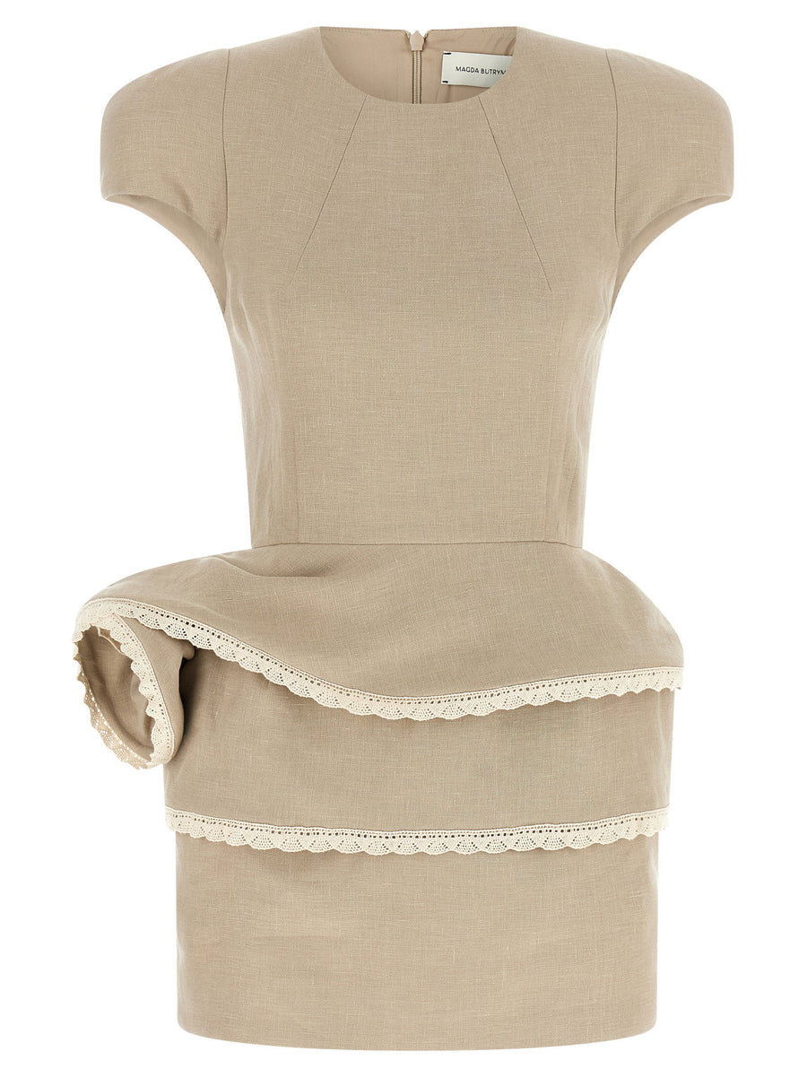 Magda Butrym Dress — Beige