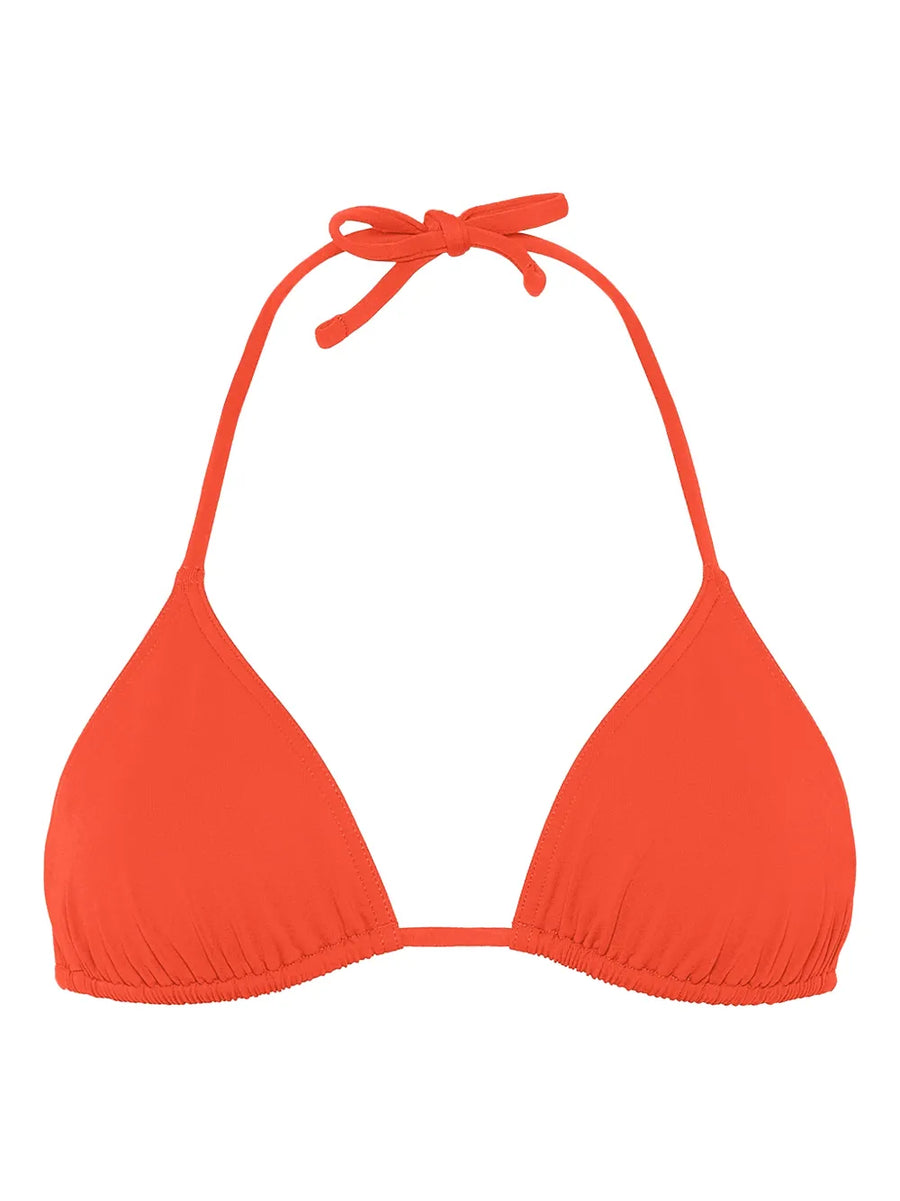 Eres Polyamide 84% bikini top in orange