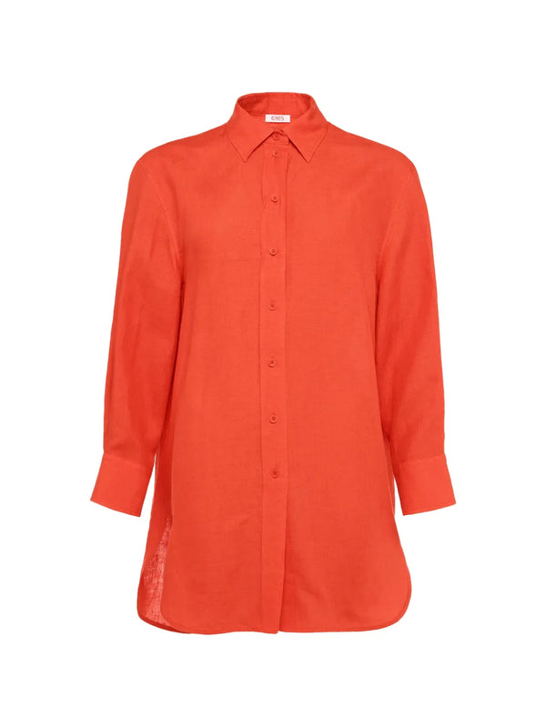 Eres Linen/Flax 100% shirt in orange