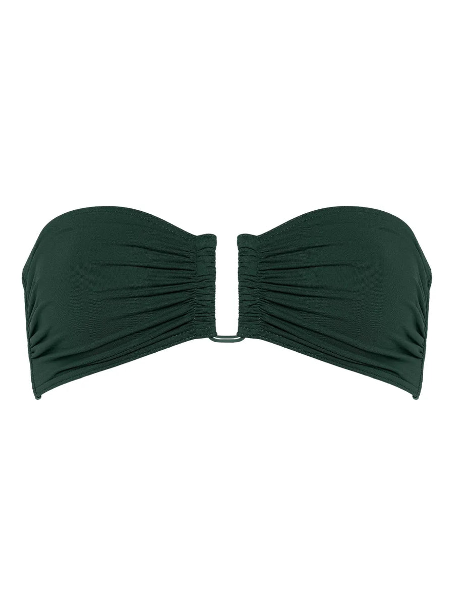 Eres Polyamide 84% bikini top in green