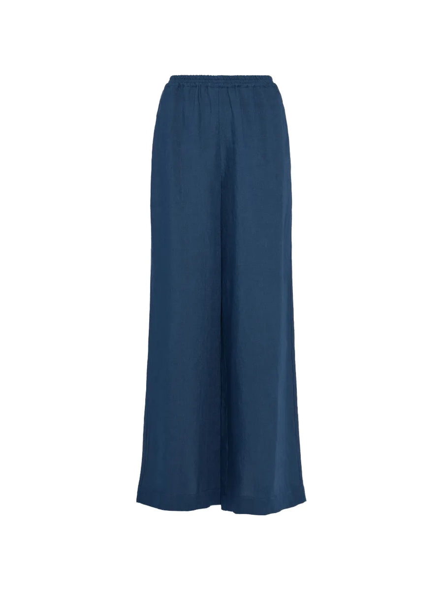 Eres Linen/Flax 100% trousers in blue