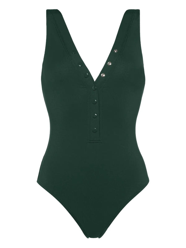 Eres Polyamide 84% one-piece swimsuit in green