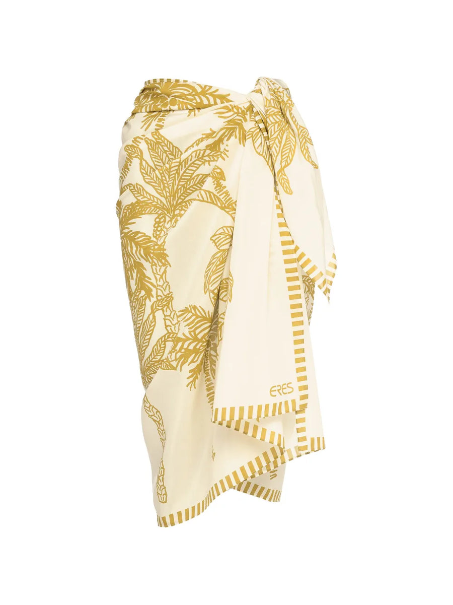 Eres Cotton 70% sarong in cream