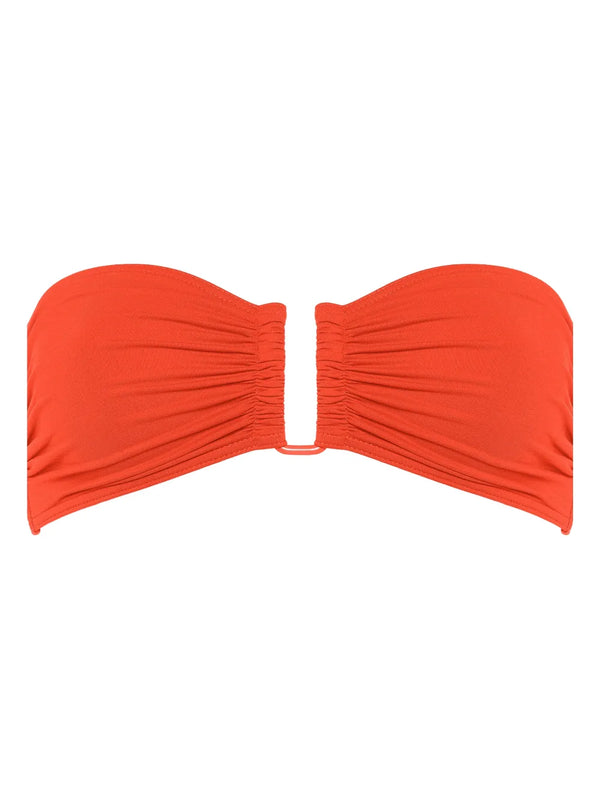 Eres Polyamide 84% bandeau top in orange
