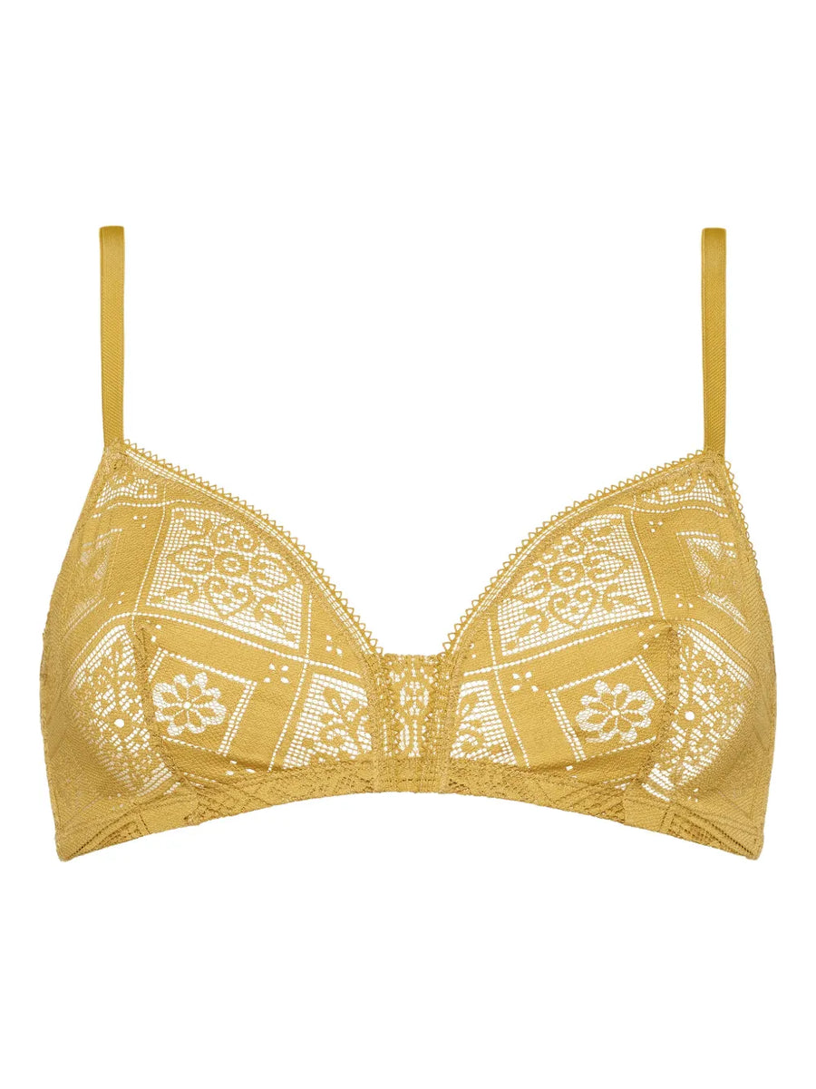 Eres Polyamide 85% bra in yellow