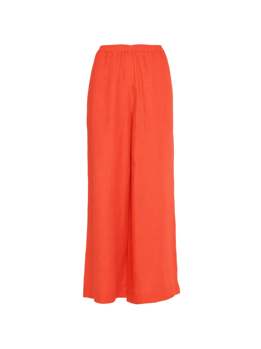 Eres Linen 100% trousers in orange