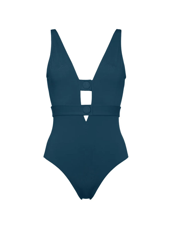 Eres Polyamide 84% swimsuit in teal
