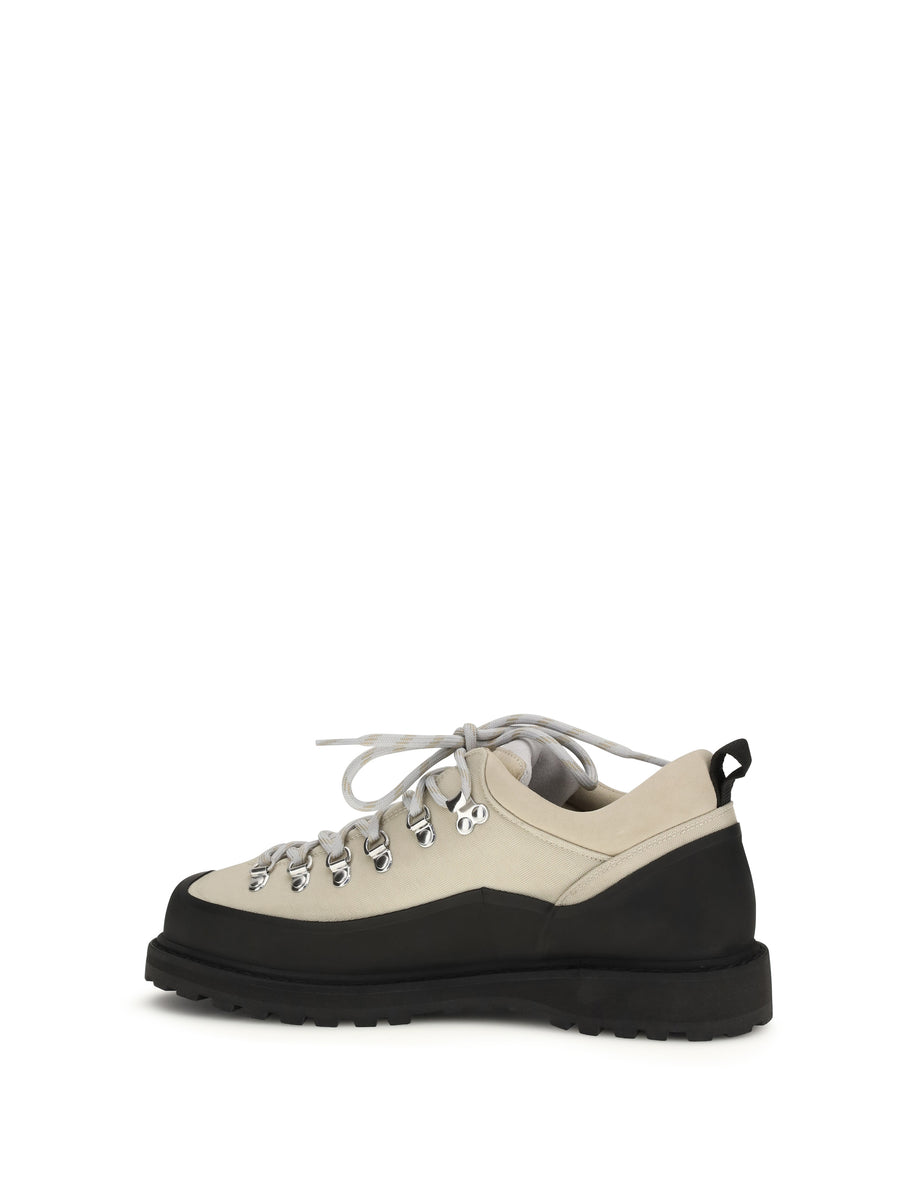 Trekking Boots Roccia Basso Sport Beige Cordura Polyester Trainers