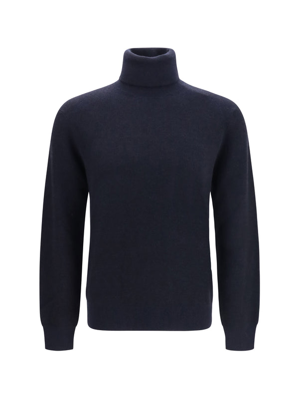 Brioni 66% Cashmere sweater in navy