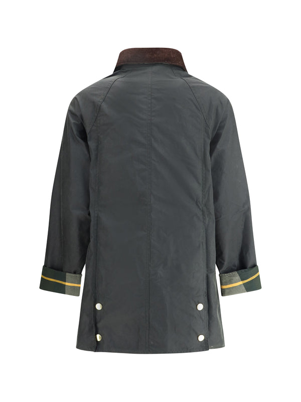 Modern Beadnell Wax Jacket Sage/ancient Cotton