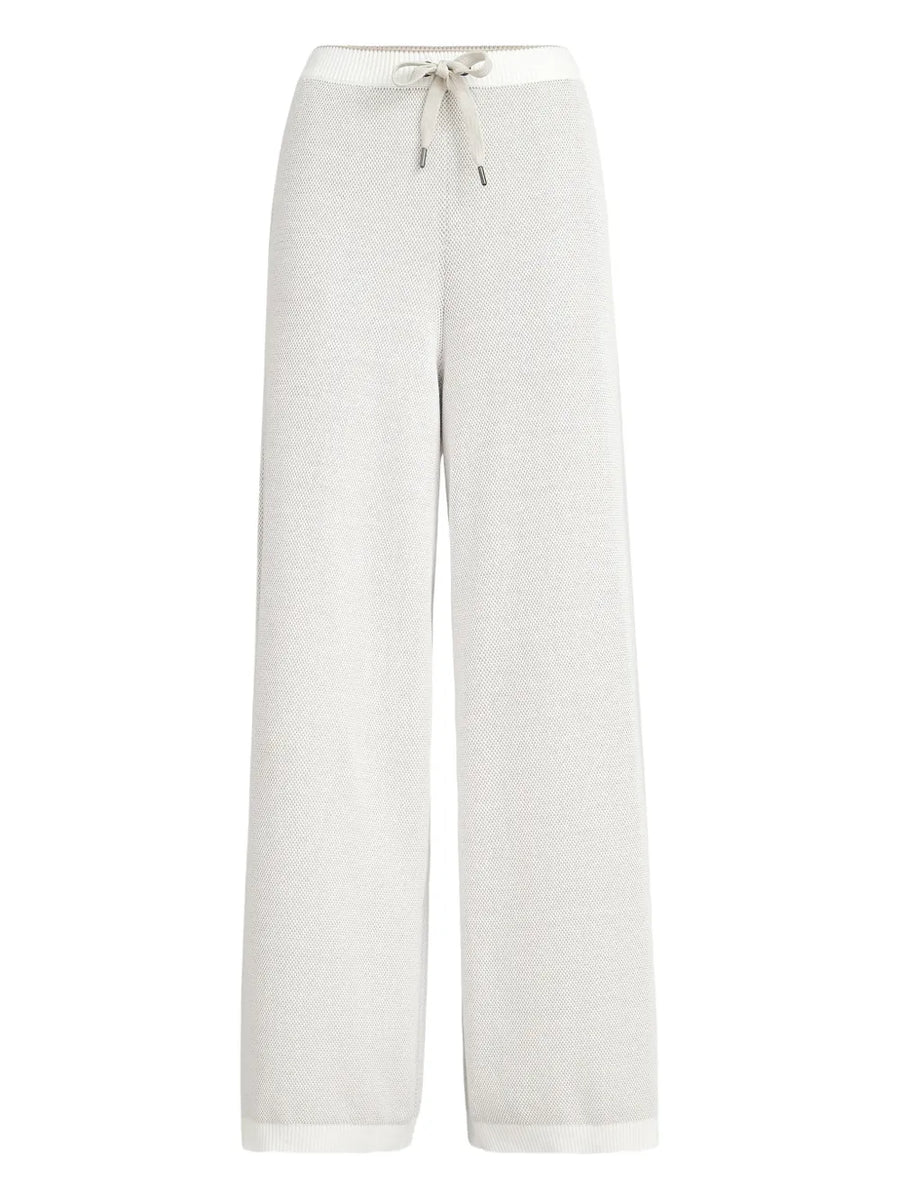Brunello Cucinelli 100% Cotton trousers in white