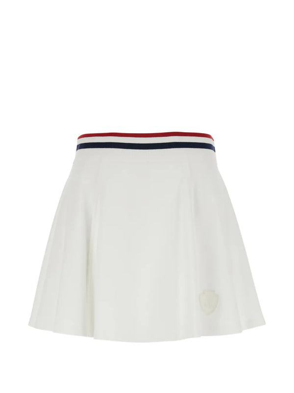 Brunello Cucinelli Cotton 93% skirt in white