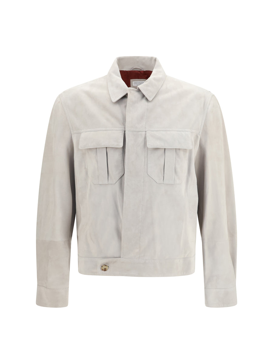 Suede Jacket Corda+rubino Leather
