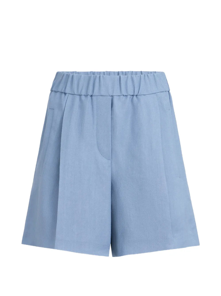 Brunello Cucinelli Viscose 72% shorts in blue