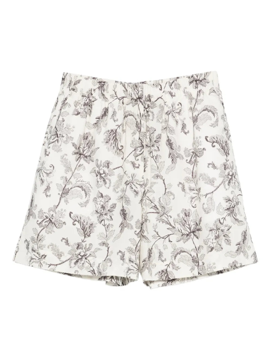 Golden Goose Cotton 100% shorts in off-white