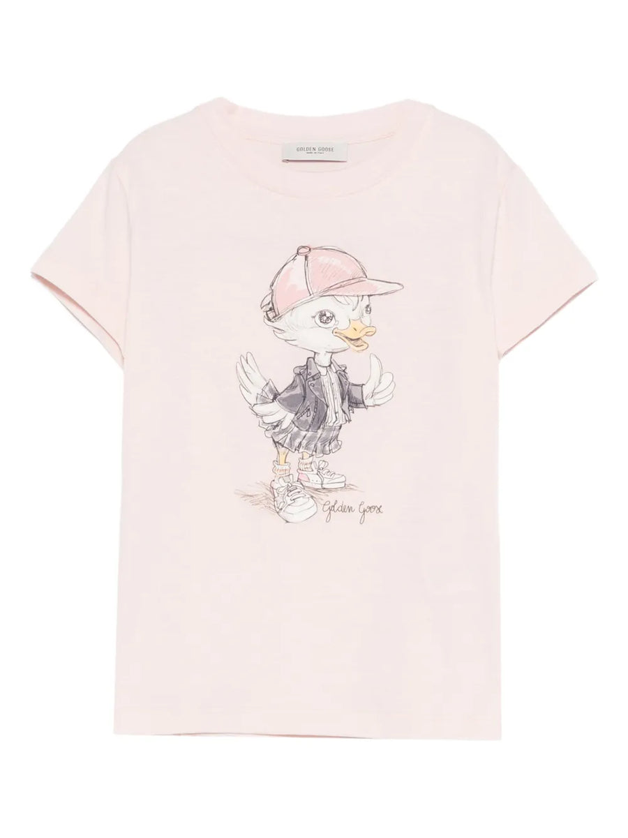Golden Goose Cotton 100% t-shirt in pink