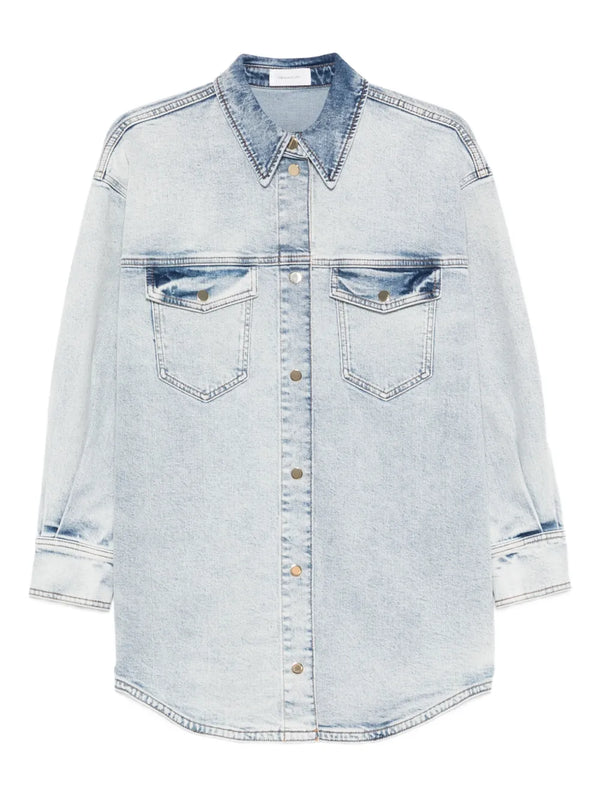 Fabiana Filippi Cotton 99% shirt in light blue