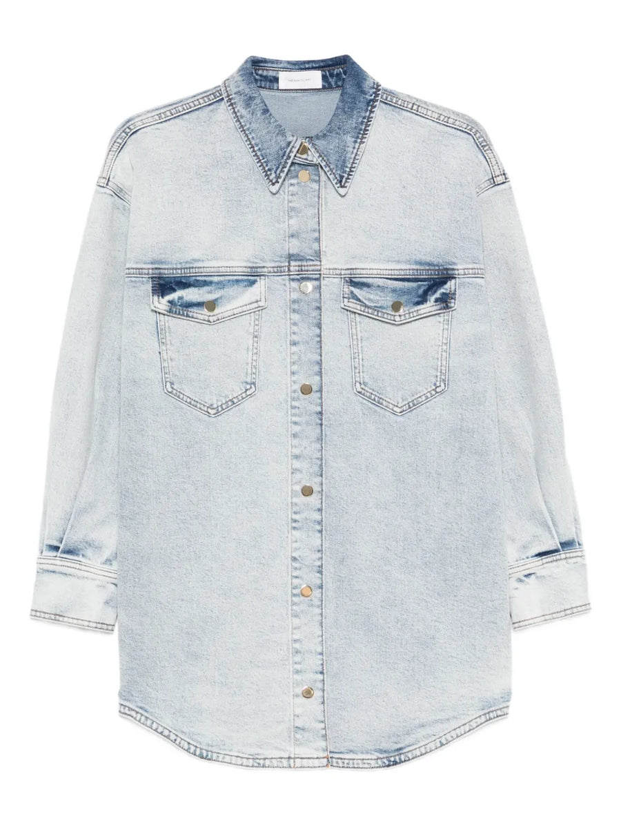 Fabiana Filippi Cotton 99% shirt in light blue