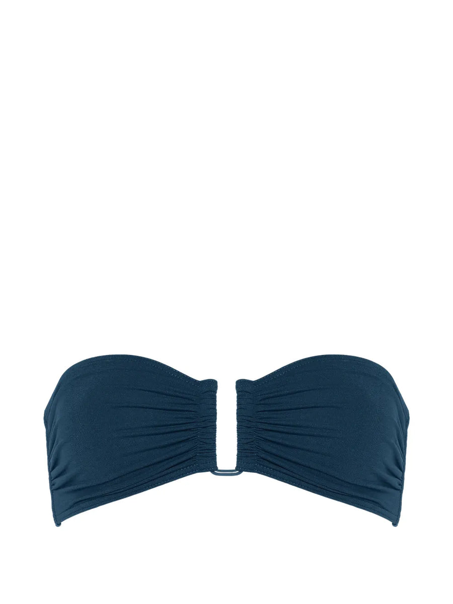 Eres Polyamide 84% bikini top in blue