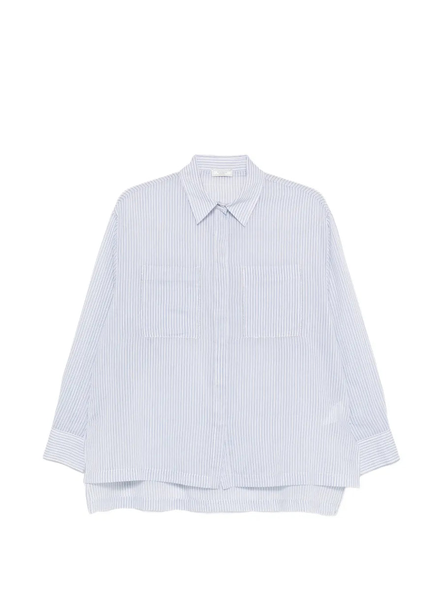 Peserico Cotton 74% shirt in light blue