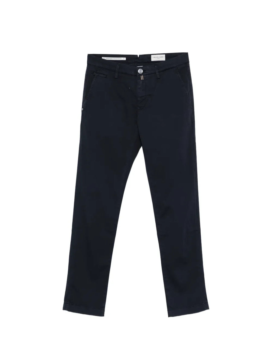 Jacob Cohen Cotton 97% trousers in navy