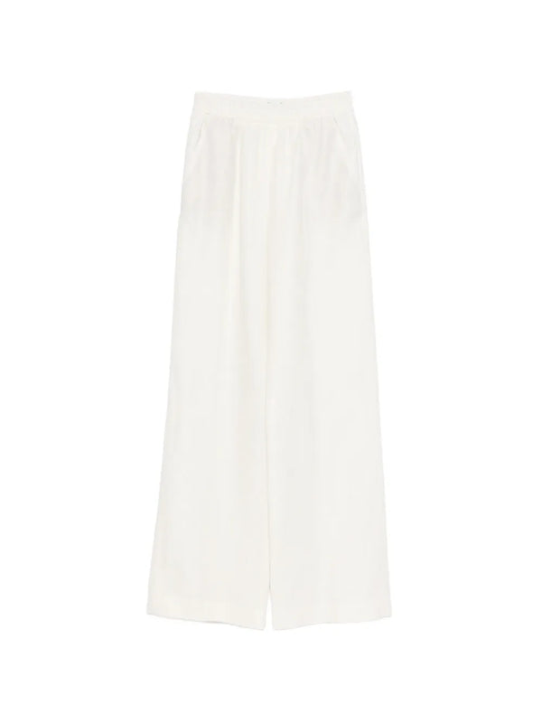 Eleventy Linen/Flax 73% trousers in ivory
