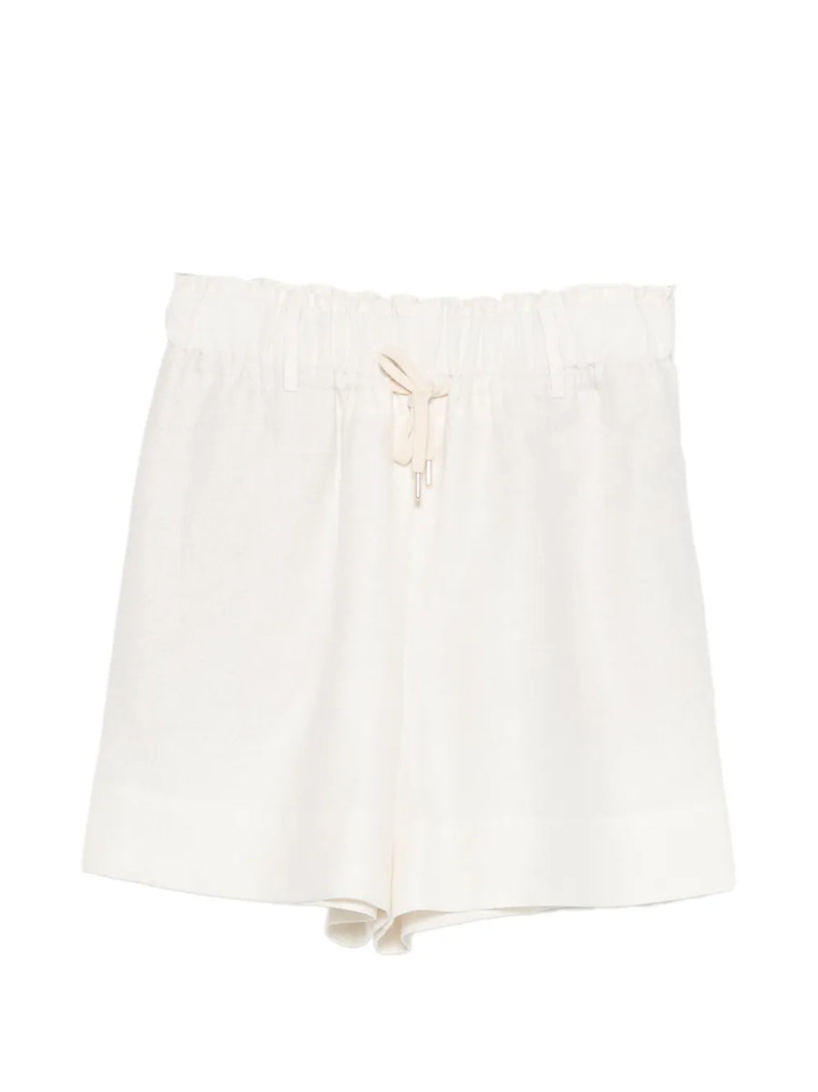 Eleventy Outer: Linen/Flax 73% shorts in ivory