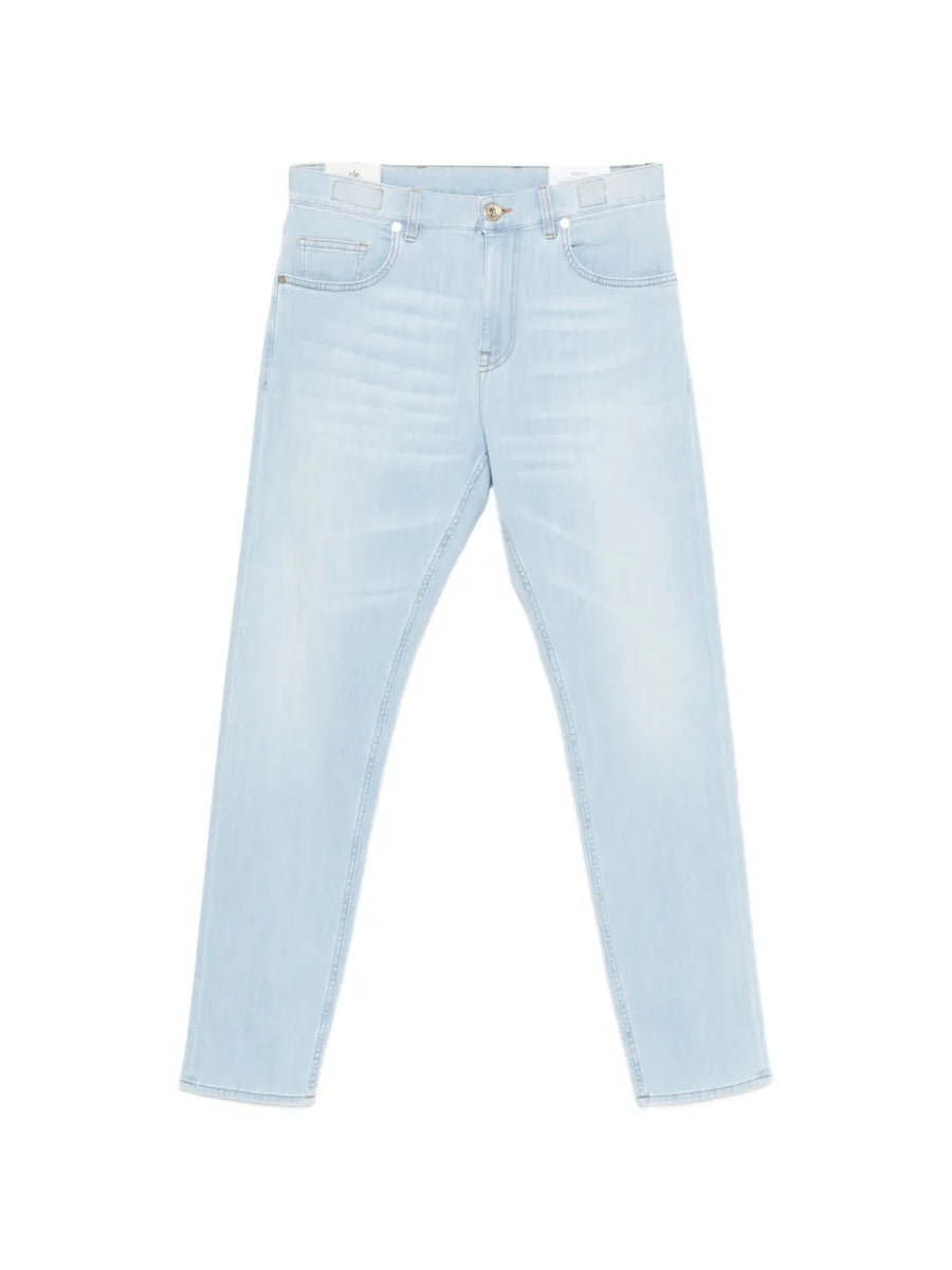 Eleventy Cotton 92% jeans in light blue
