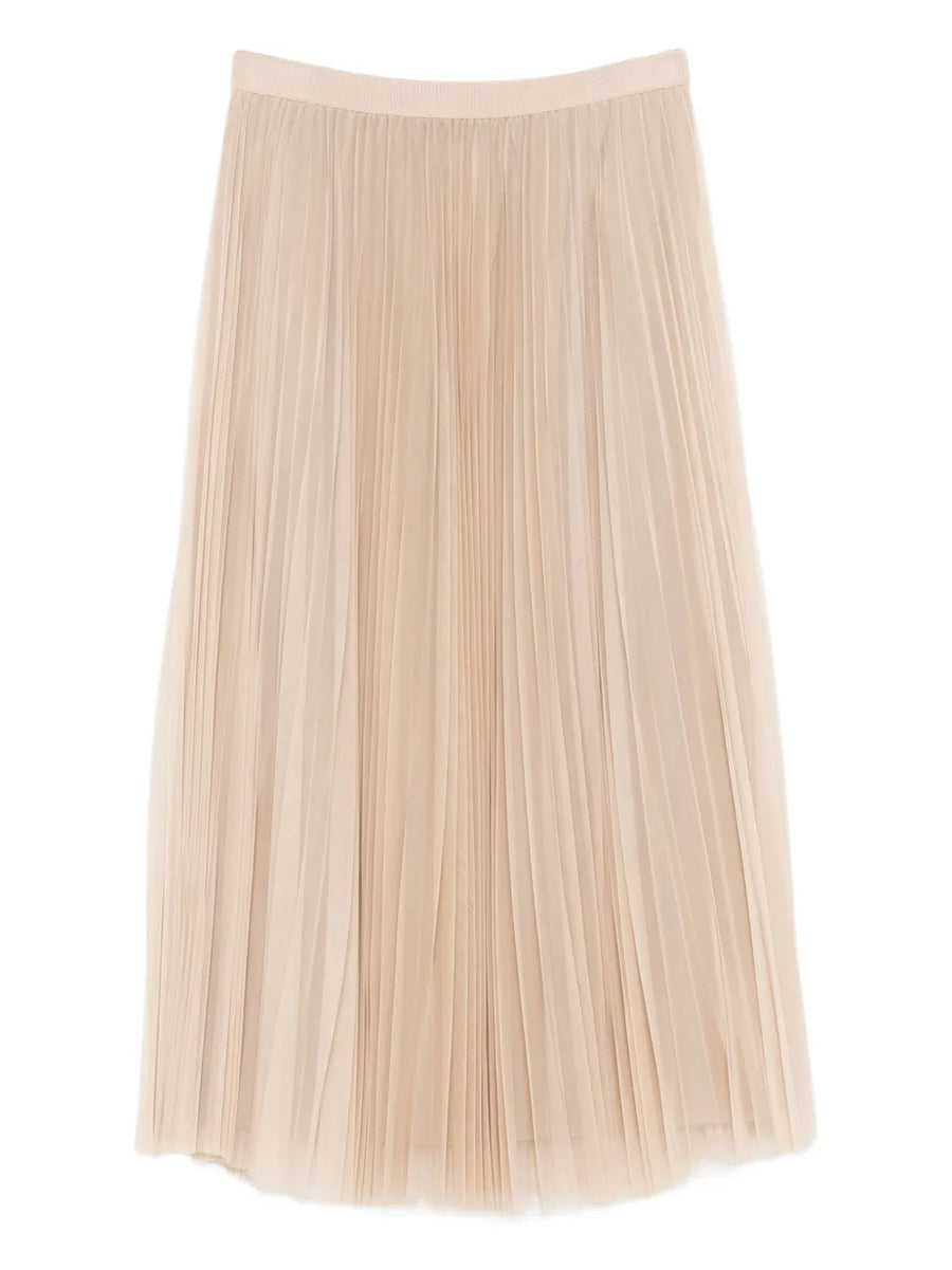 Fabiana Filippi Cotton 100% skirt in beige