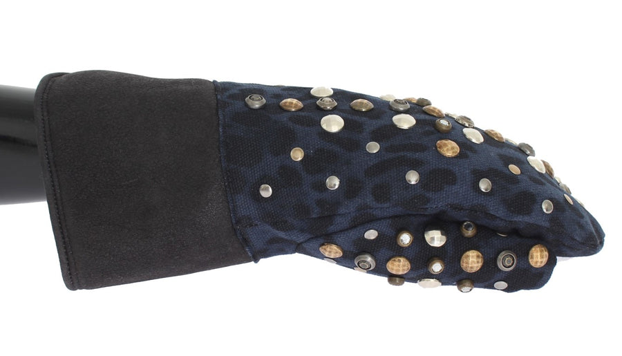 Dolce & Gabbana Wool Merino Shearling gloves in gray