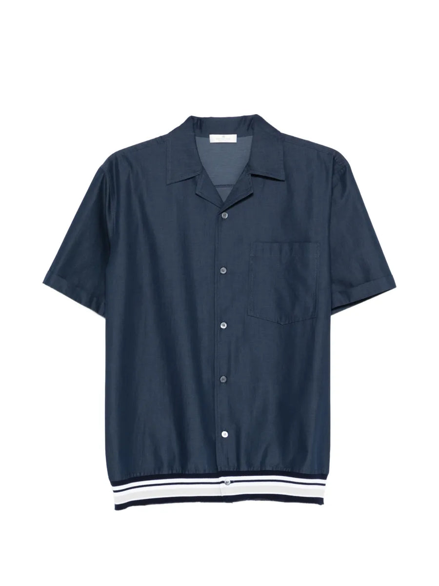 Panicale Cotton 100% shirt in navy