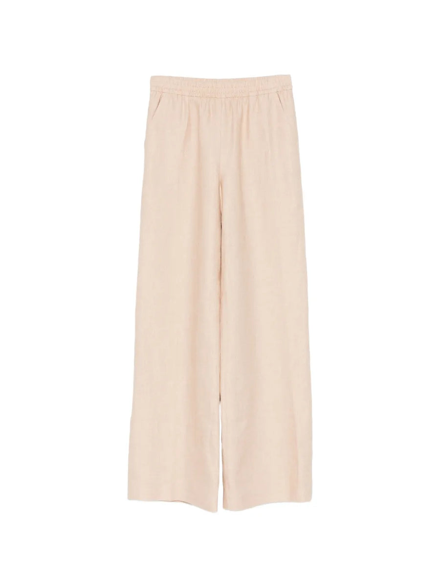 Eleventy Outer: Linen/Flax 73% trousers in beige