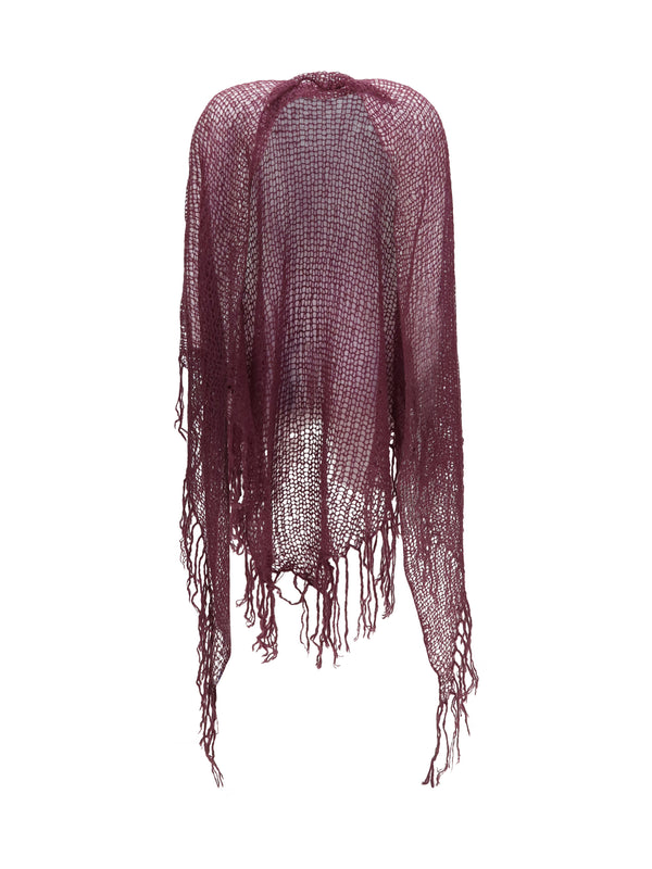 Mirror In The Sky 100% Kashmir/Capra Hircus scarf in purple