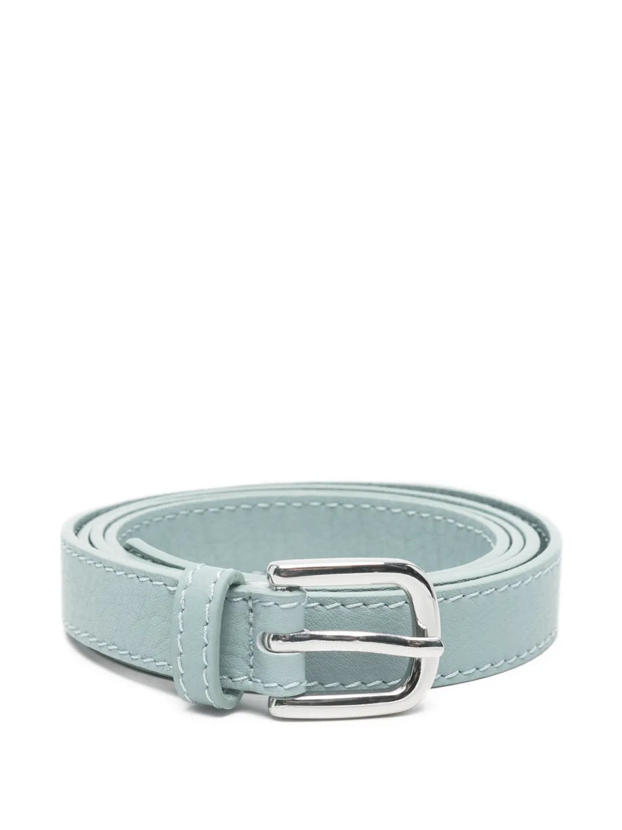 Eleventy Calf Leather 100% belt in blue
