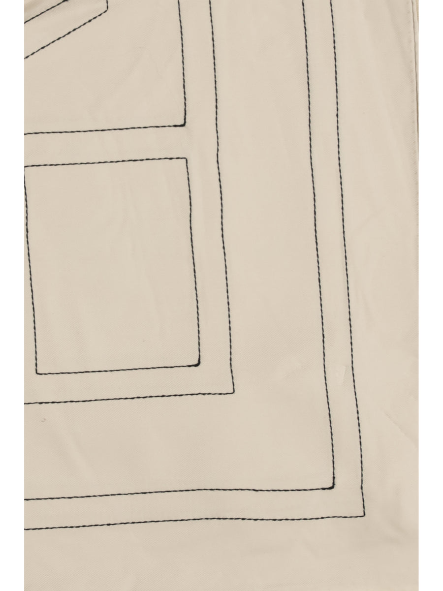 Silk Scarf Ivory