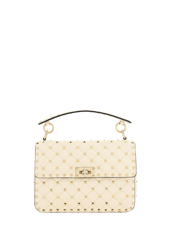 Valentino Garavani 100% Lamb Nappa Leather shoulder bag in beige
