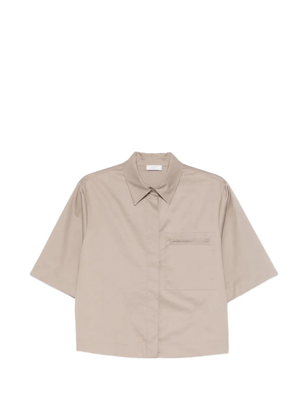 Peserico Cotton 97% shirt in beige
