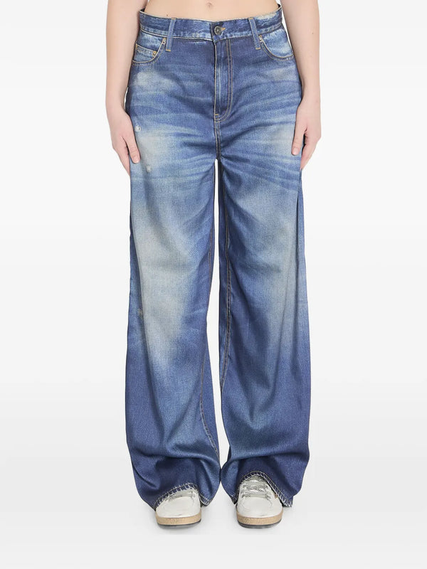 Golden Goose Polyester 100% jeans in blue