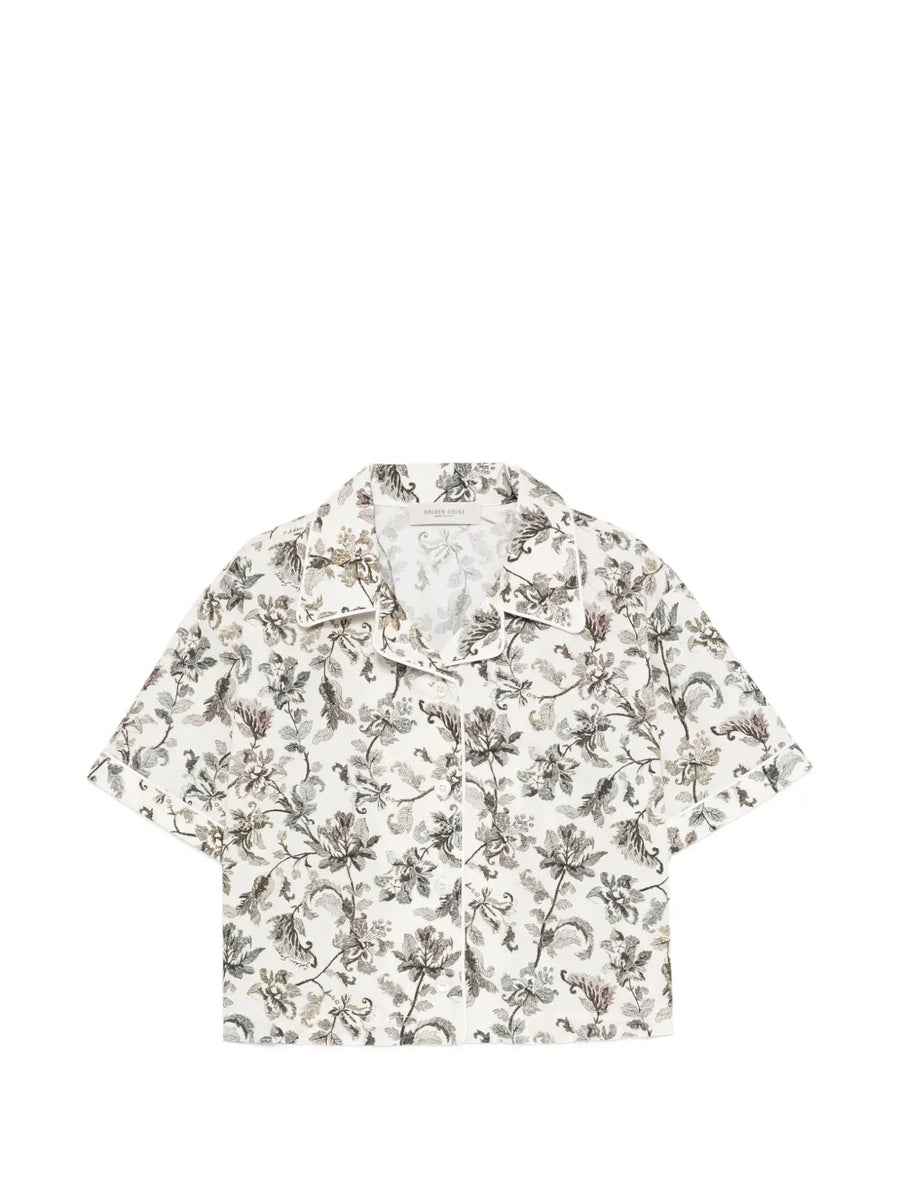 Golden Goose Cotton 100% shirt in off-white