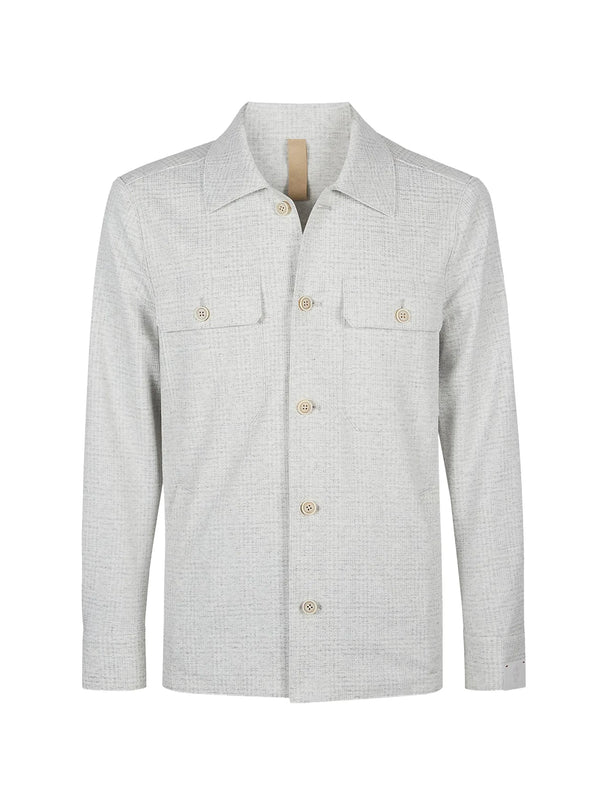 Eleventy Polyester 50% overshirt in grey