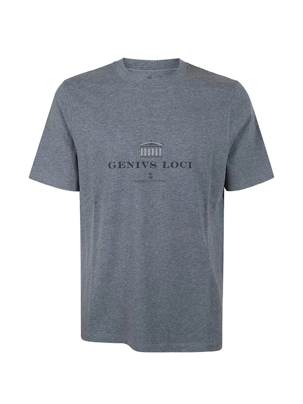 Brunello Cucinelli Cotton 100% t-shirt in grey
