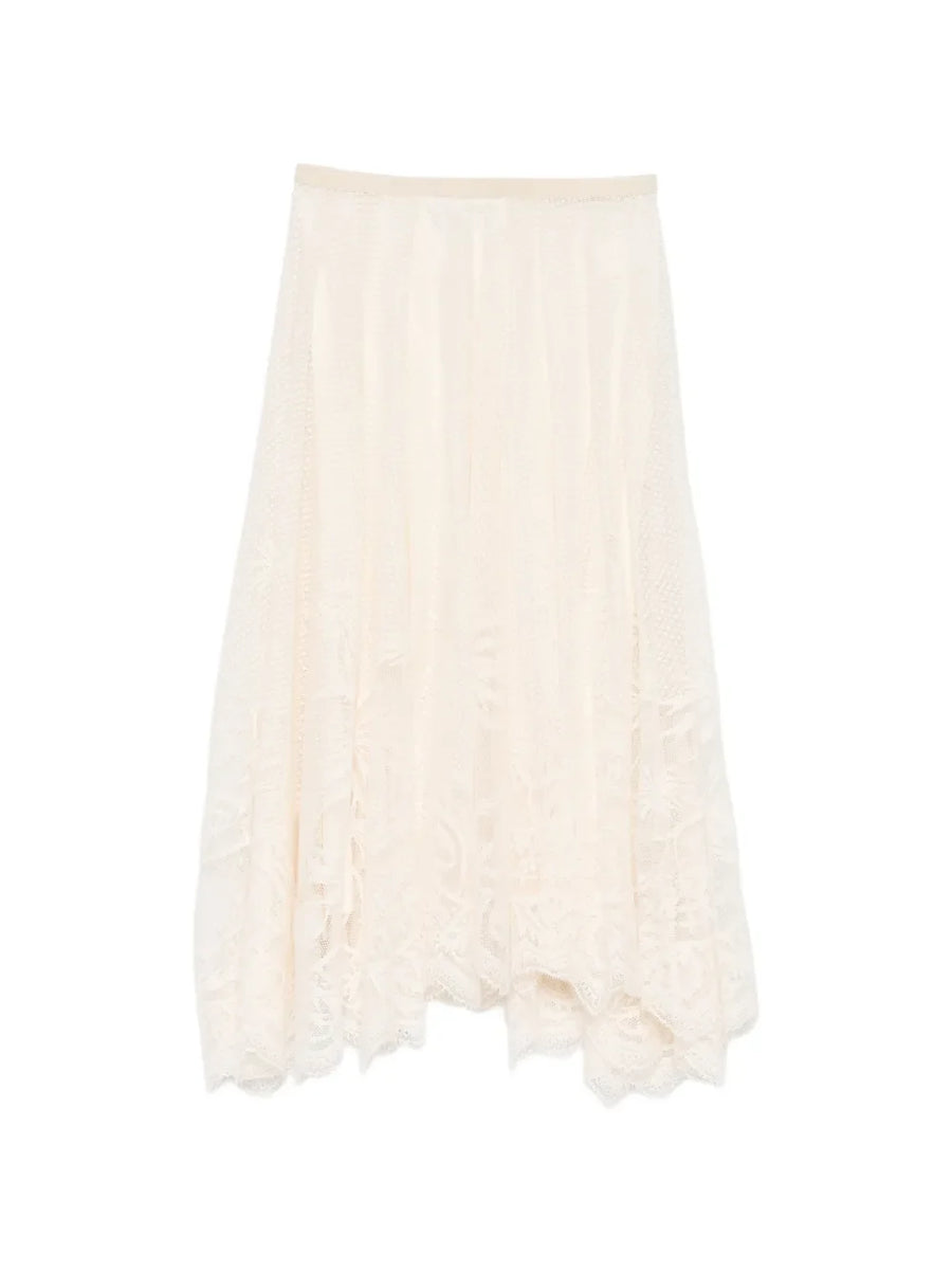 Fabiana Filippi Outer: Cotton 68% skirt in cream