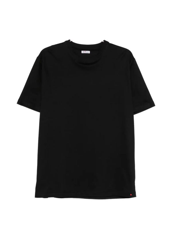 Kiton Cotton 100% t-shirt in black