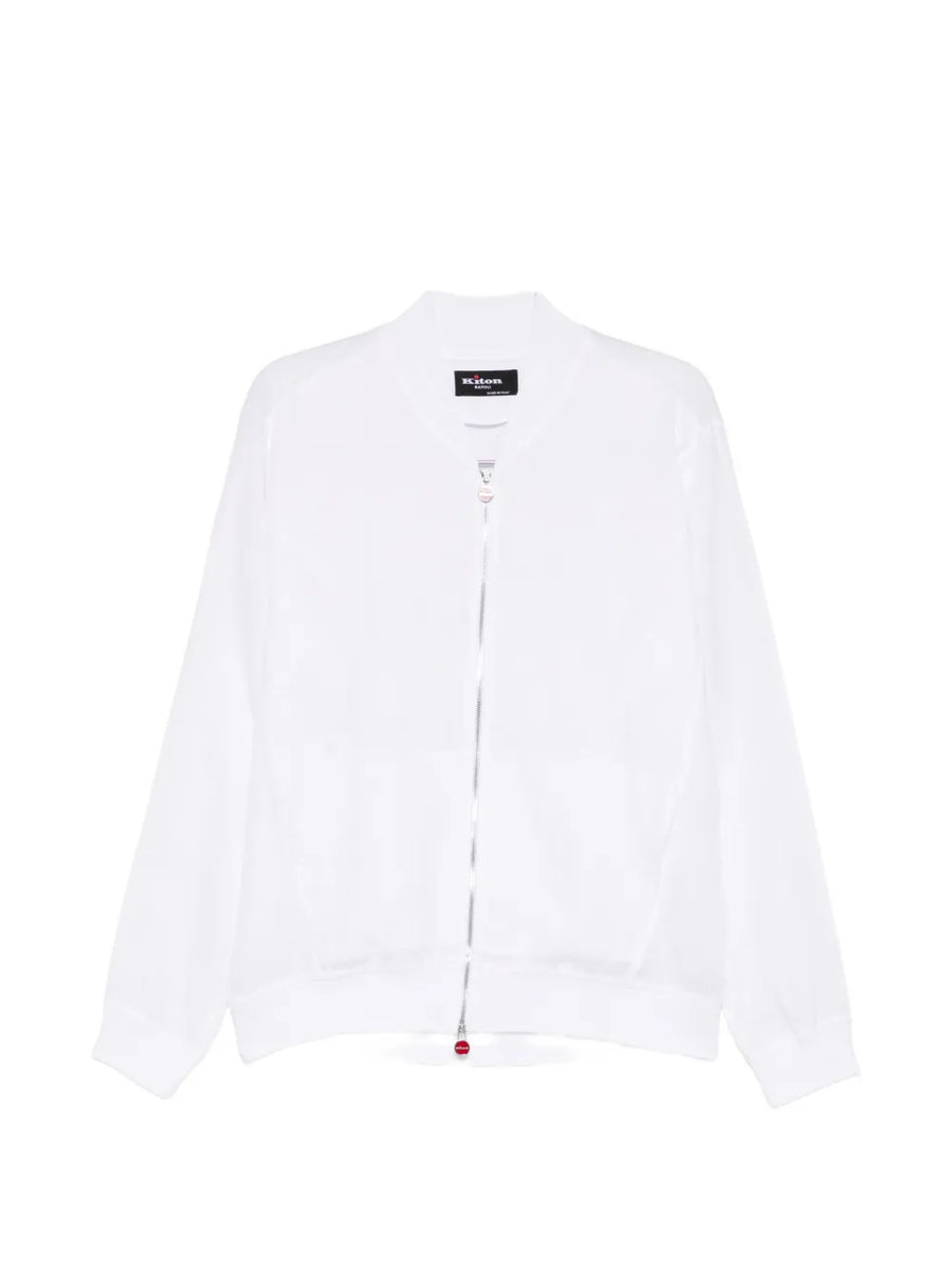 Kiton Linen/Flax 100% jacket in white