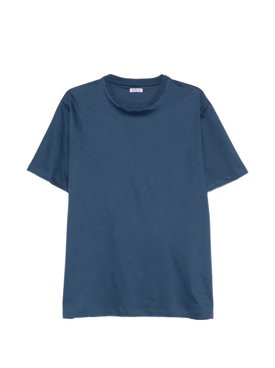 Kiton Cotton 100% t-shirt in blue