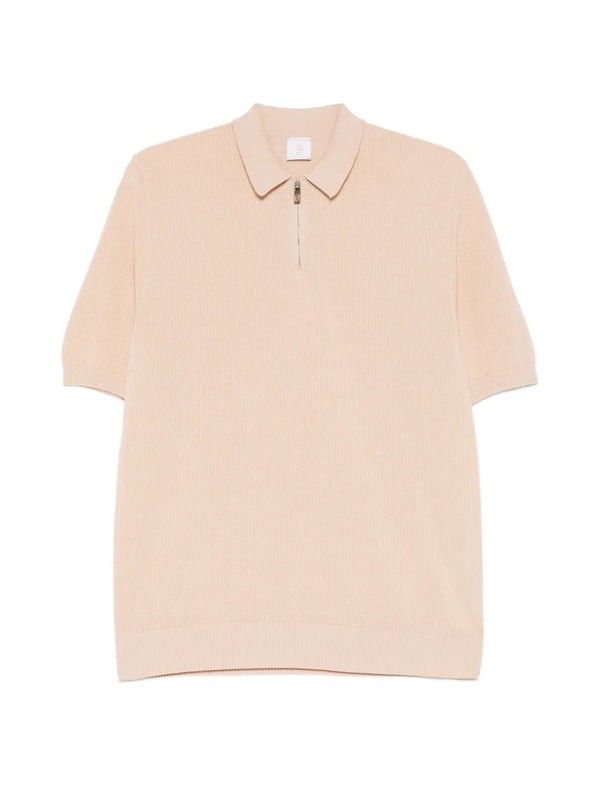 Eleventy Cotton 100% polo in beige
