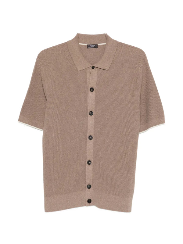 Peserico Cotton 100% shirt in taupe