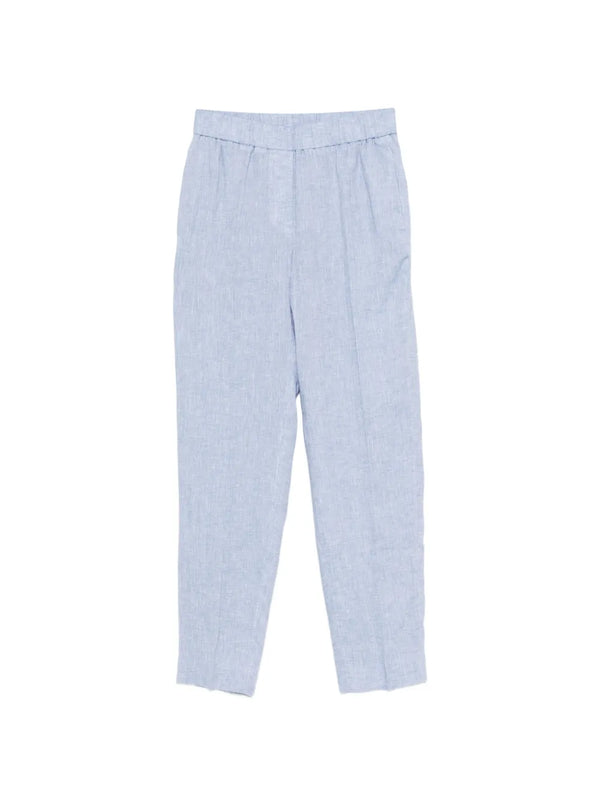 Peserico Outer: Linen 100%; Lining: Acetate 61% trousers in light blue