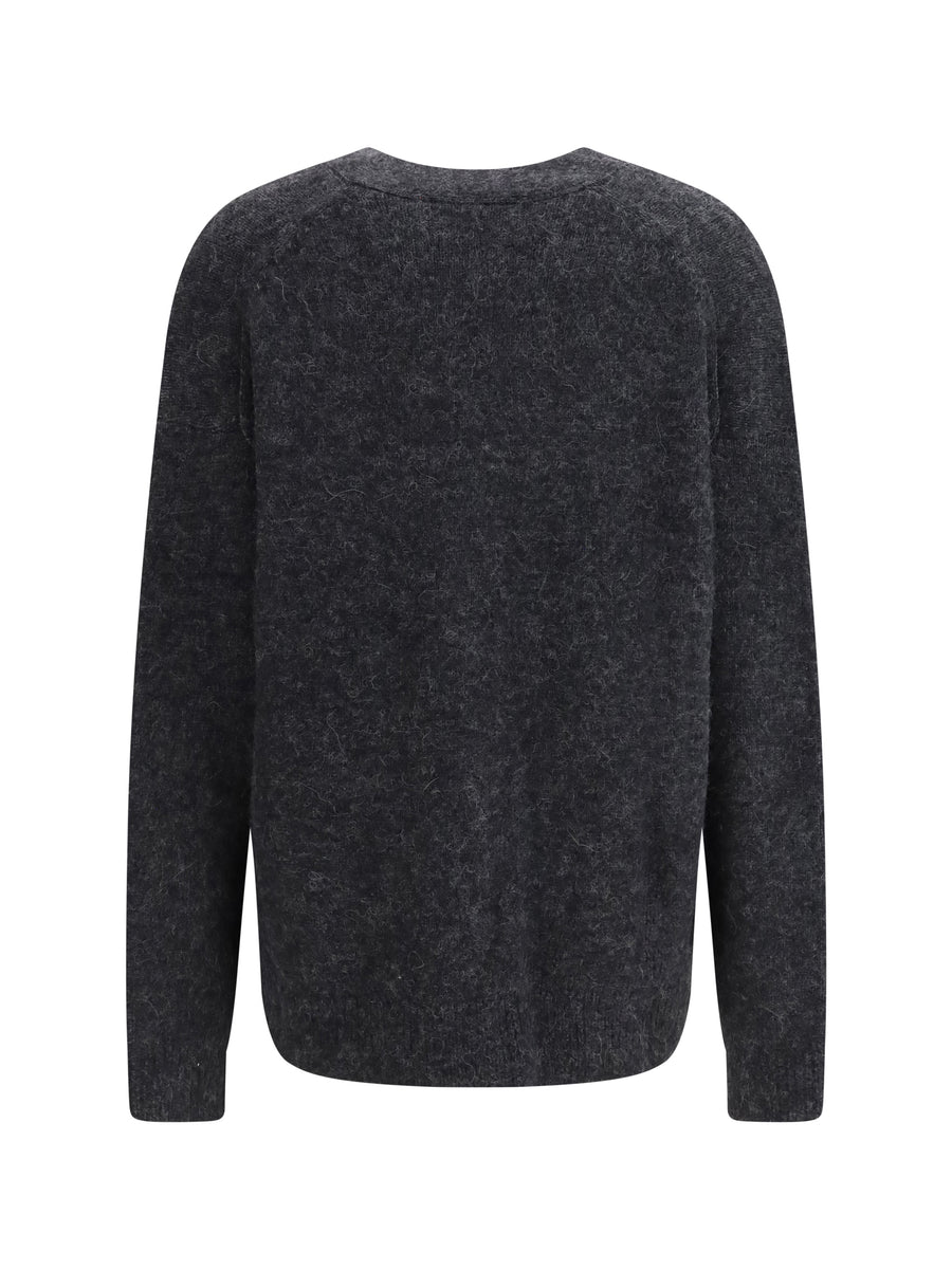 Cardigan Eborah Alpaca Blend Medium Grey