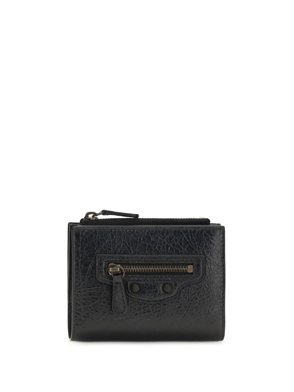 Balenciaga 100% Lambskin wallet in black